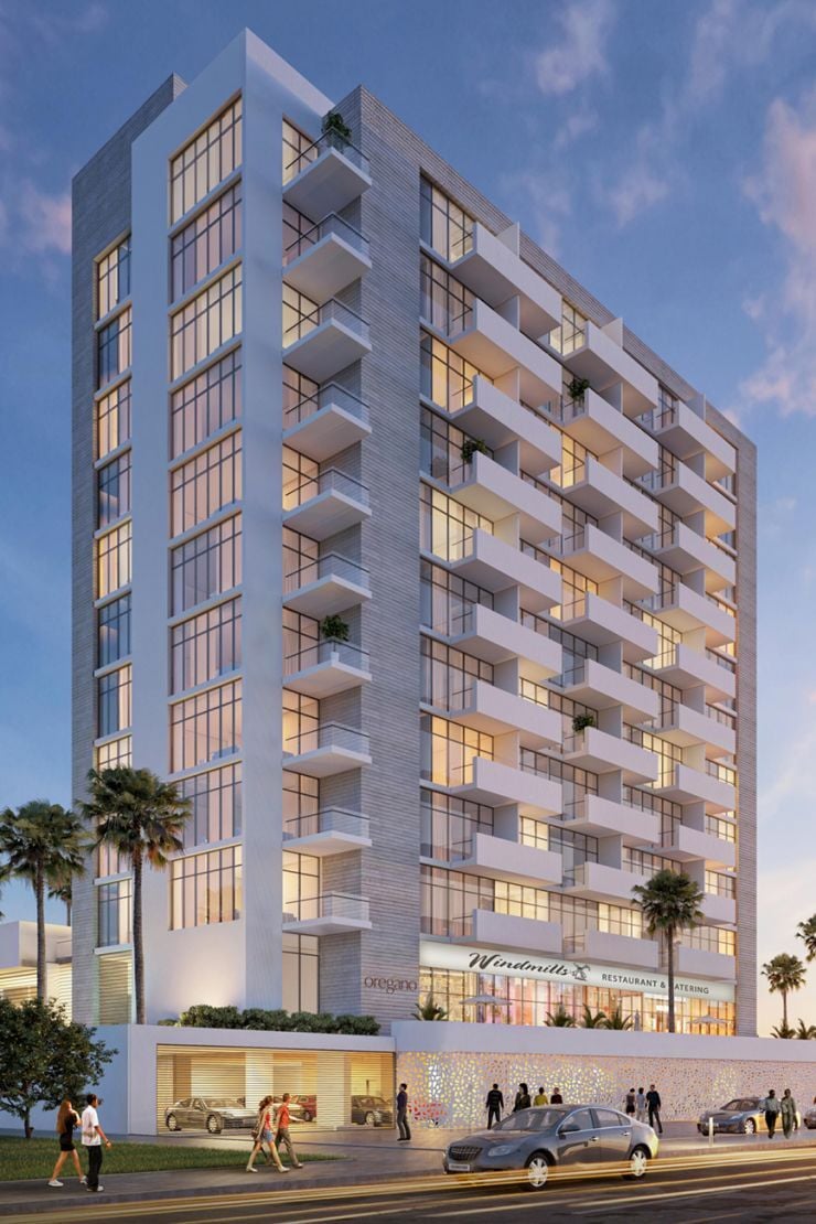 O Ten by AQUA Developments, image 1 of 12. Render supplied by developer.