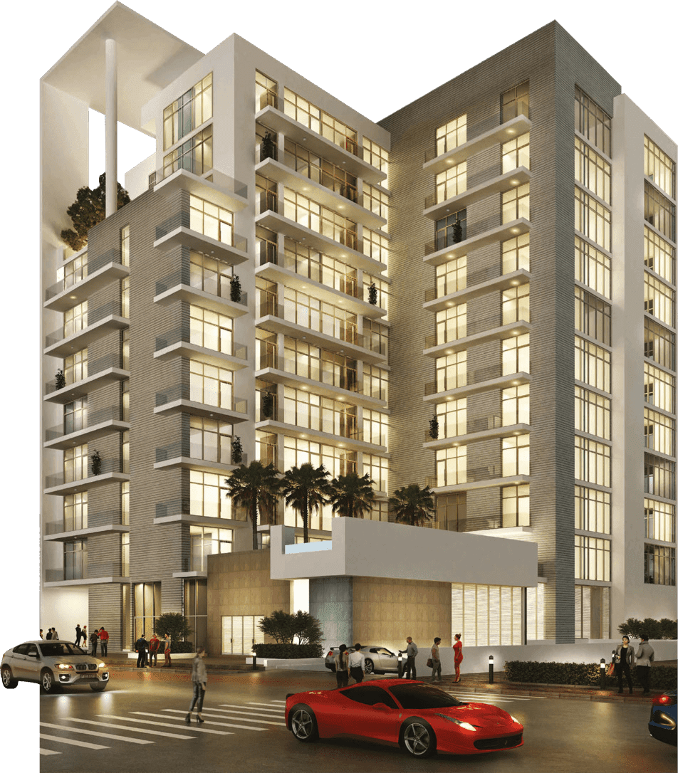 O Ten by AQUA Developments, image 2 of 12. Render supplied by developer.