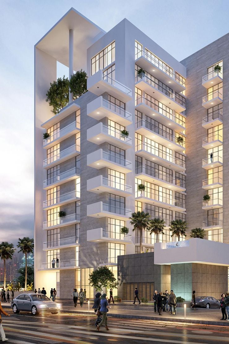 O Ten by AQUA Developments, image 3 of 12. Render supplied by developer.