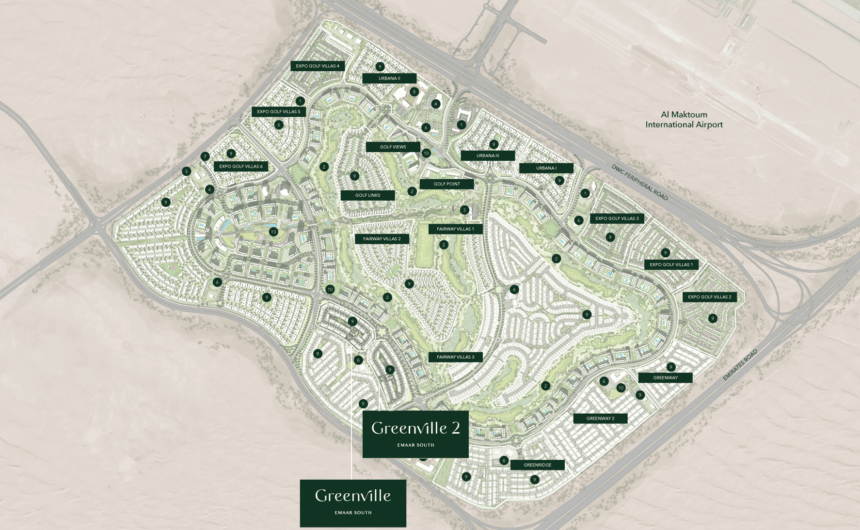 Greenville 1 and 2 Phases by Emaar, image 8 of 8. Render supplied by developer.