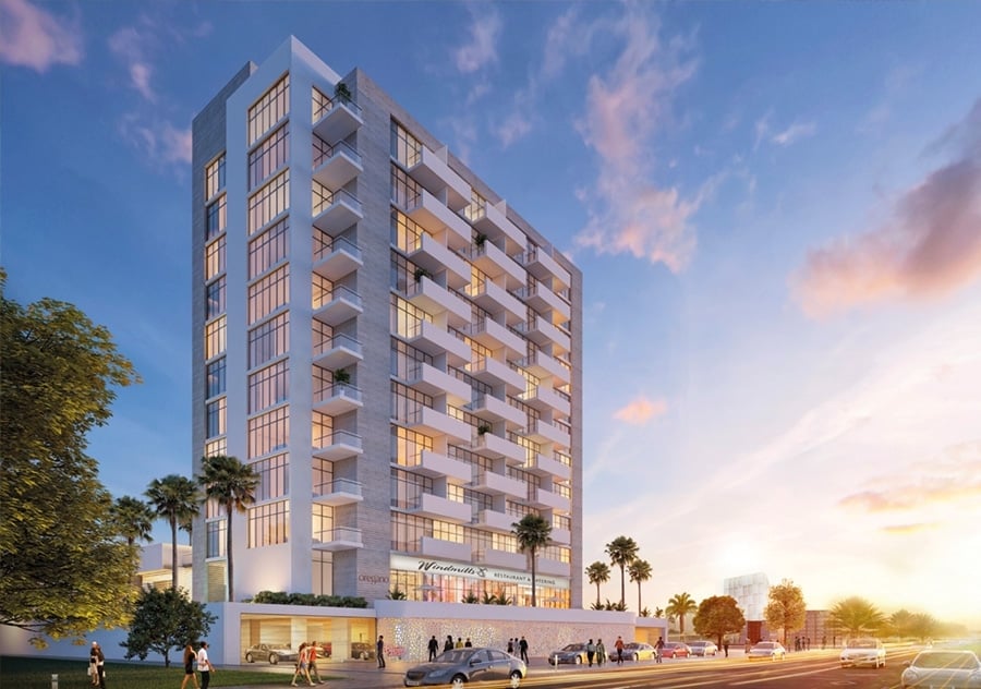 O Ten by AQUA Developments, Al Jaddaf. Render supplied by developer.