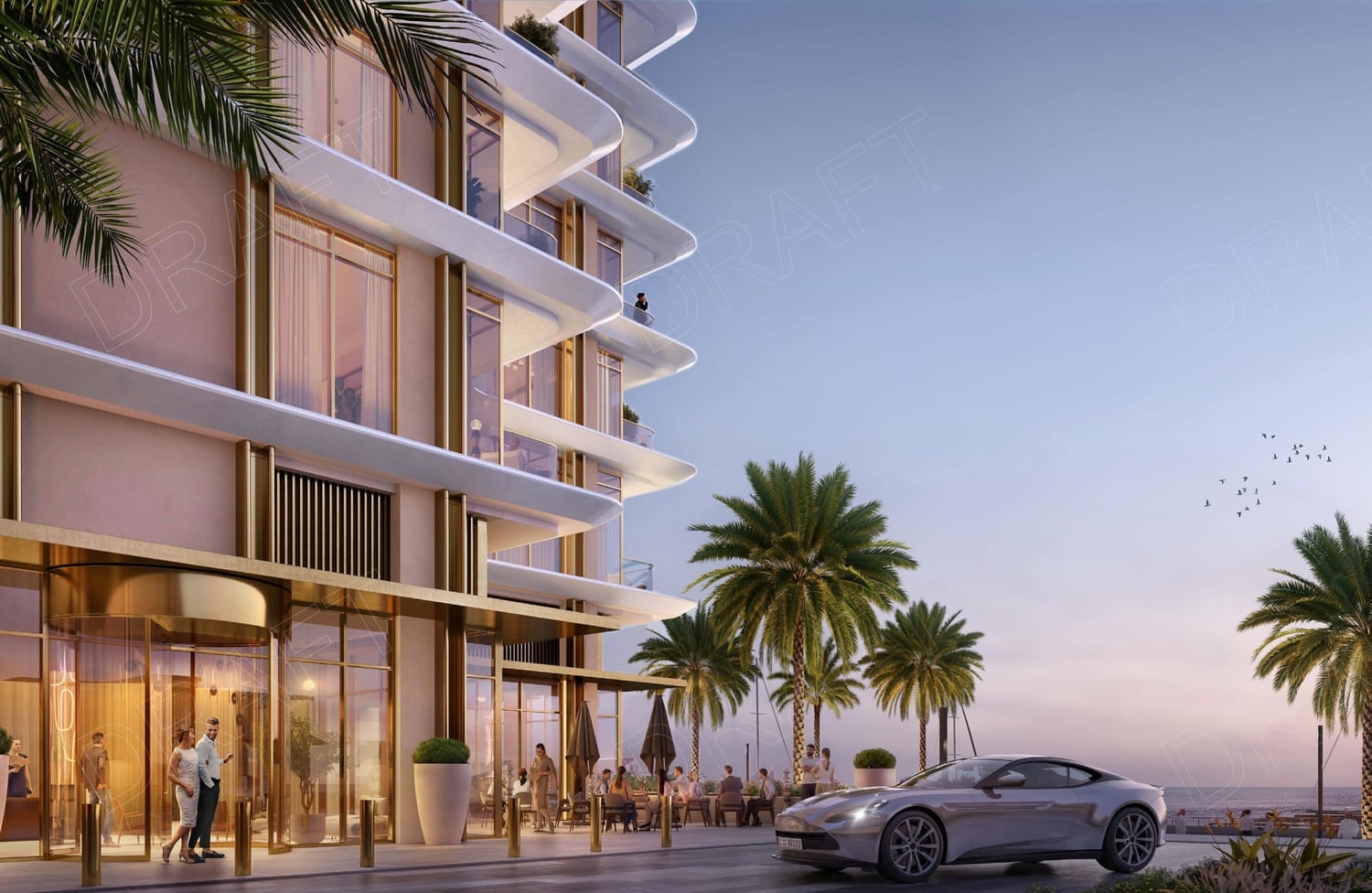 Marina Views by Emaar, image 3 of 9. Render supplied by developer.