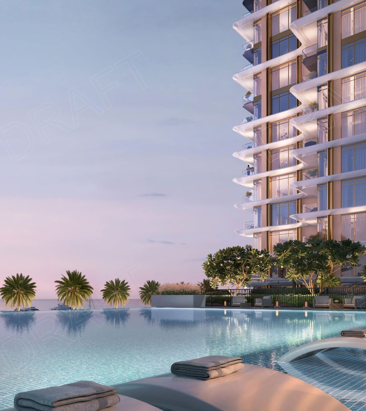 Marina Views by Emaar, image 4 of 9. Render supplied by developer.
