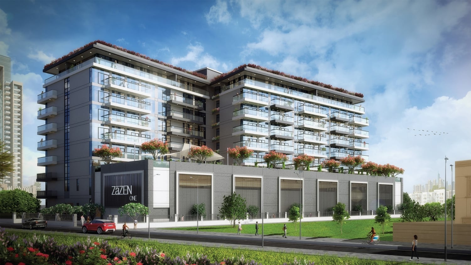 Zazen Gardens, Jebel Ali Village. Render supplied by developer.