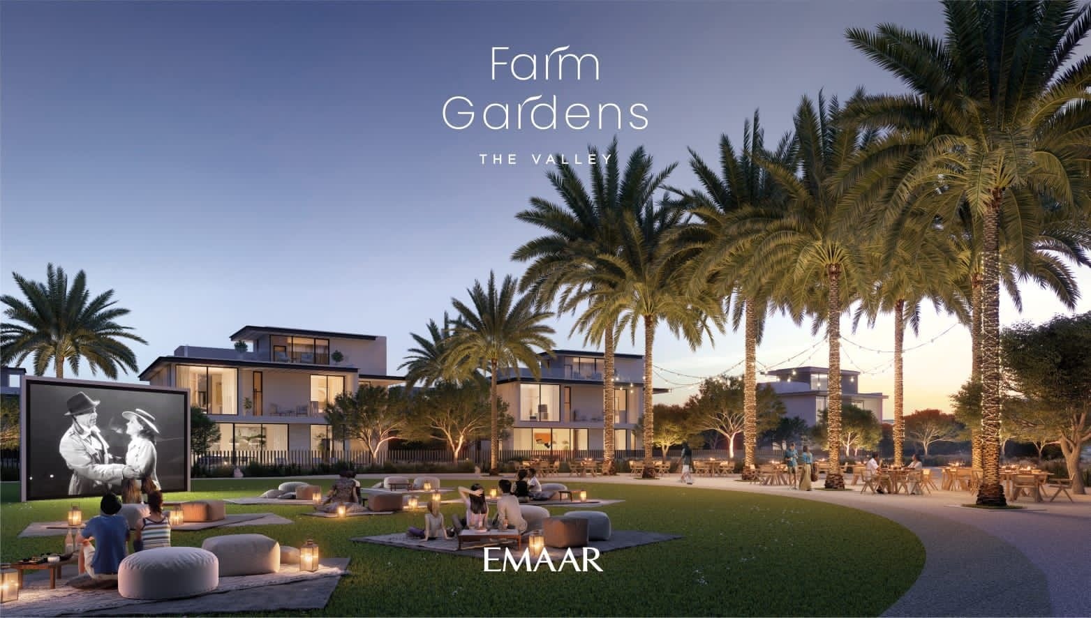 Farm Gardens Villas by Emaar, image 4 of 8. Render supplied by developer.