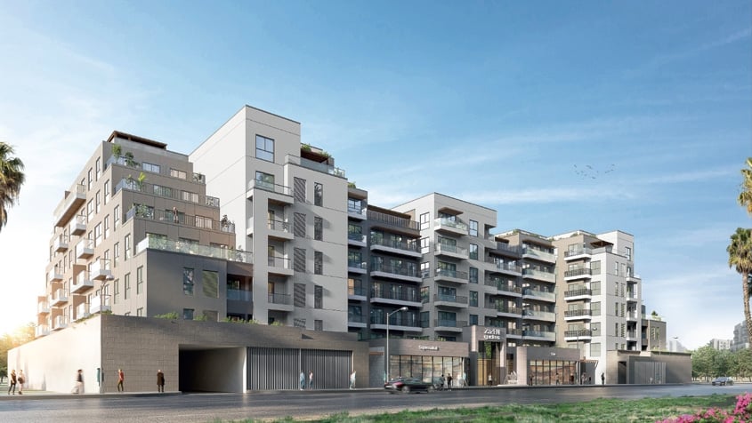 Zazen Gardens, image 1 of 7. Render supplied by developer.