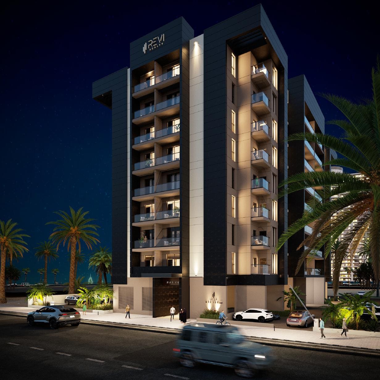 Mas Tower by Revi Realty, image 1 of 16. Render supplied by developer.