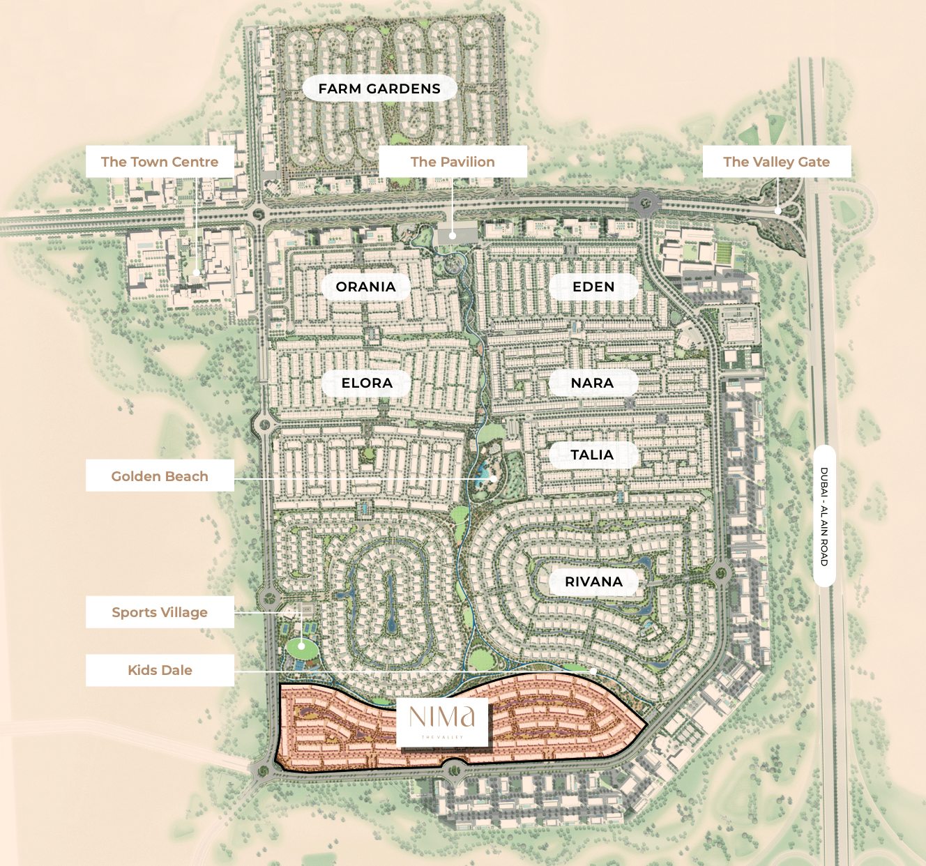 Nima by Emaar, image 5 of 5. Render supplied by developer.