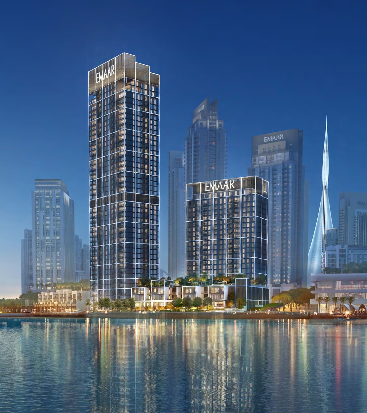 Creek Edge by Emaar, Dubai Creek Harbour. Render supplied by developer.