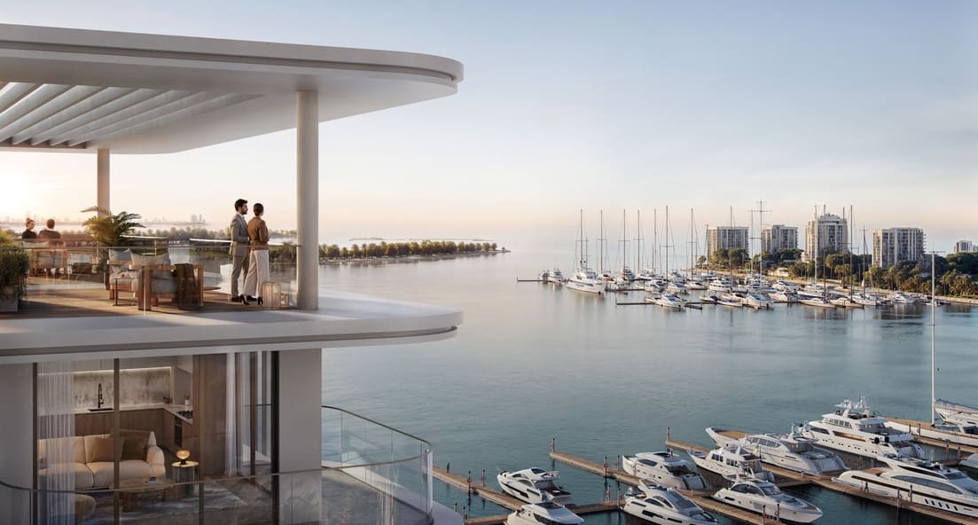 Marina Place by Emaar, image 2 of 5. Render supplied by developer.