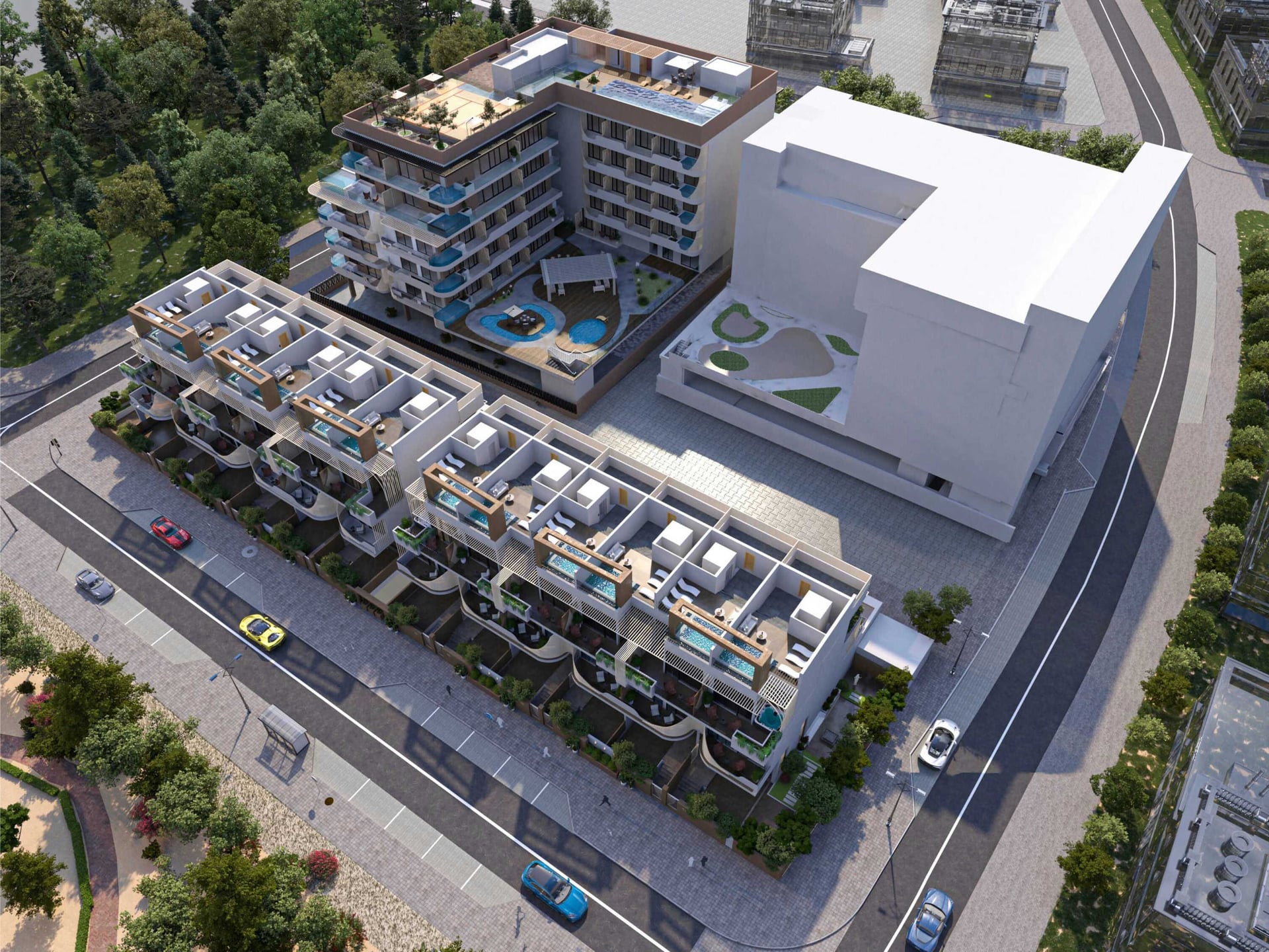 Ashton Park Residences by Mirfa IBC Developers, image 2 of 15. Render supplied by developer.