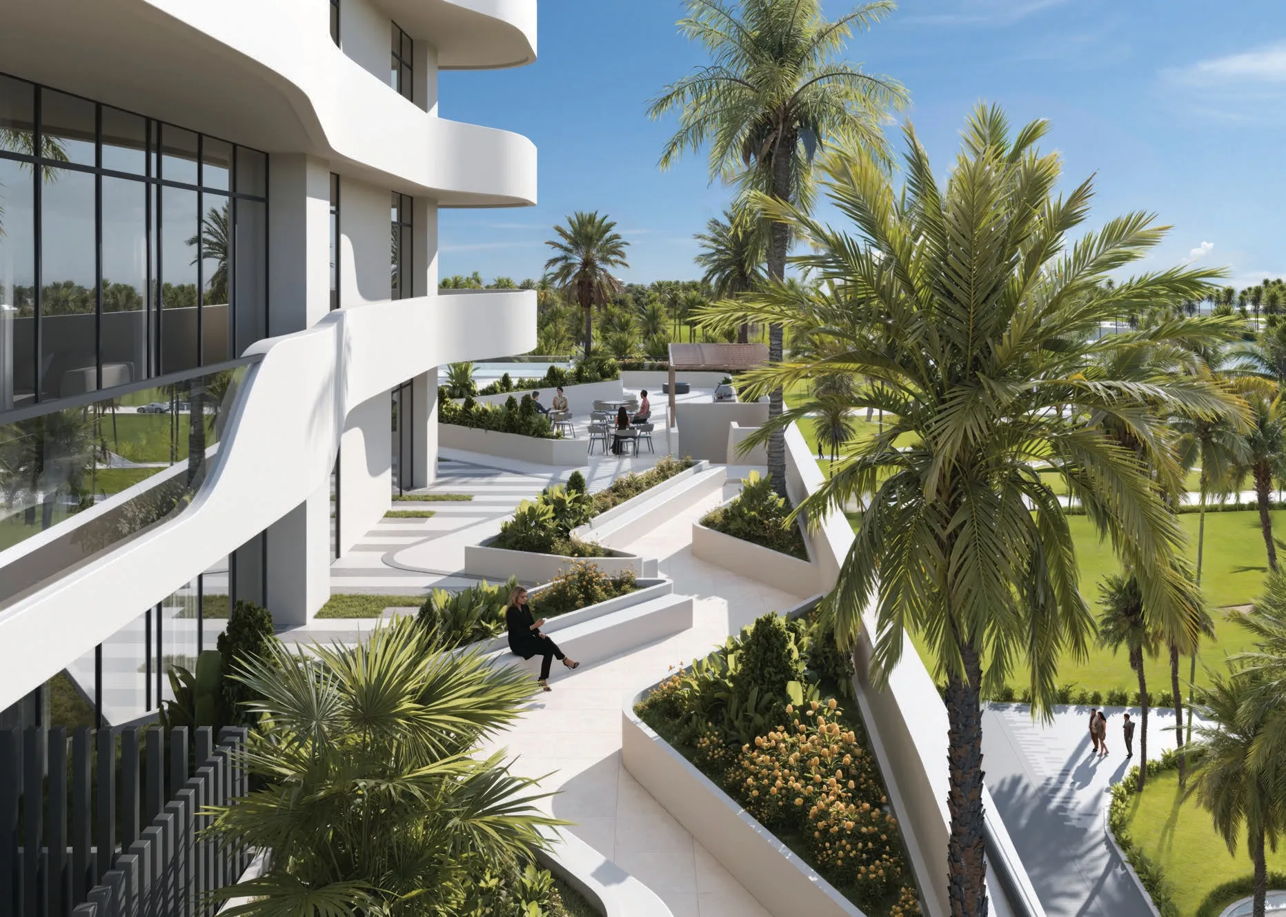 Nova Tower by Alansari Real Estate Development, image 1 of 7. Render supplied by developer.