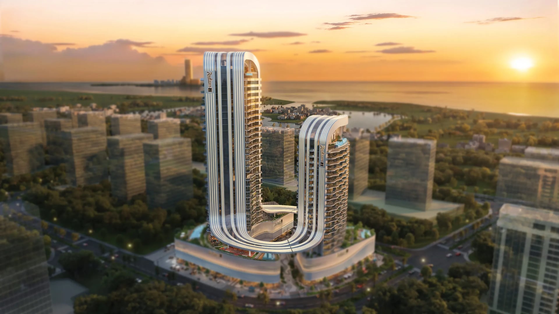 Radisson Blu Residences by BNW Developments, image 2 of 9. Render supplied by developer.