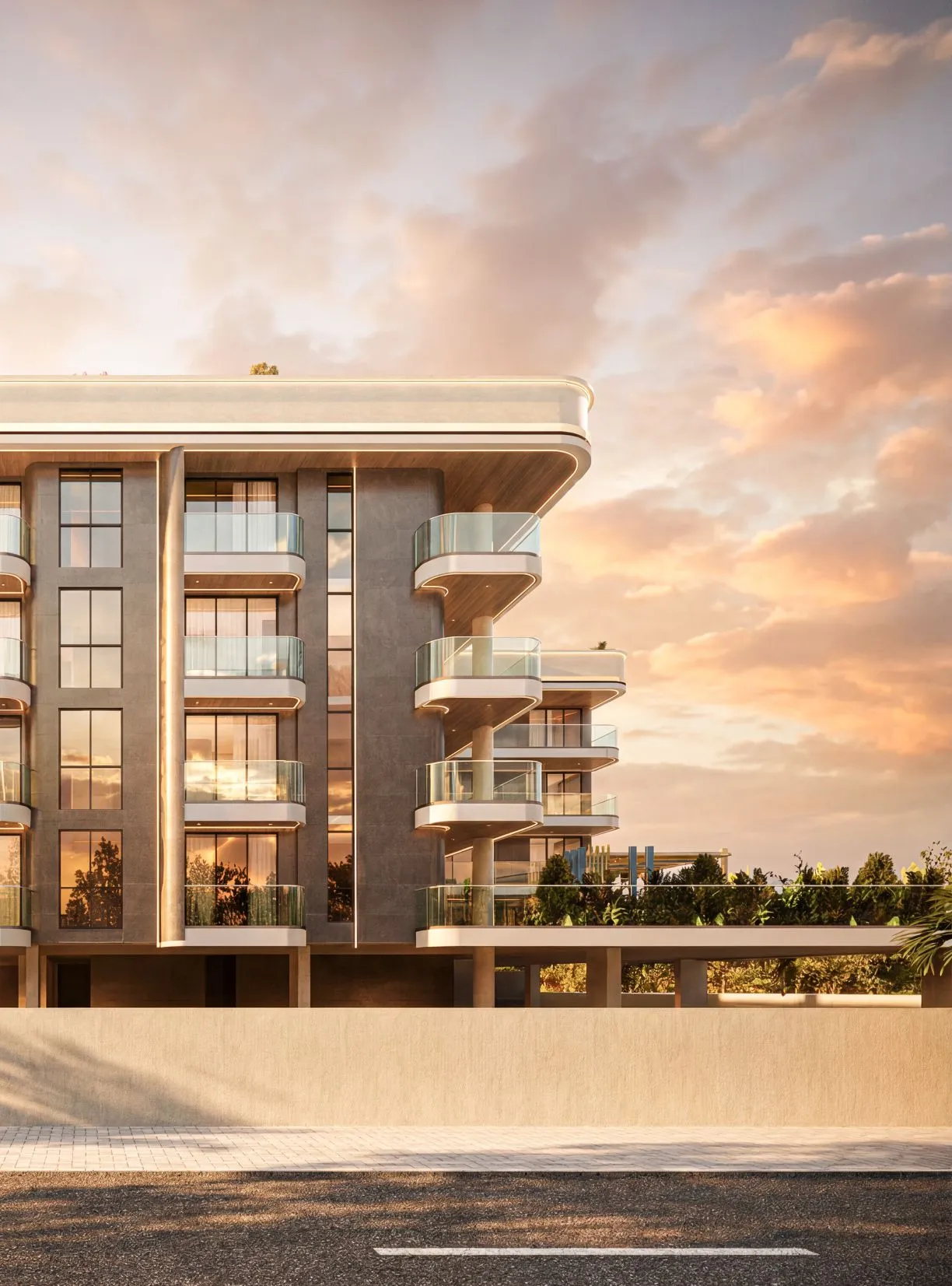 Vivida Residences by NAMO Development, image 1 of 8. Render supplied by developer.