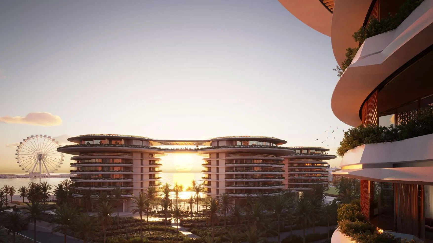 The Residences at The Dubai Beach EDITION by H&H Development, image 3 of 24. Render supplied by developer.