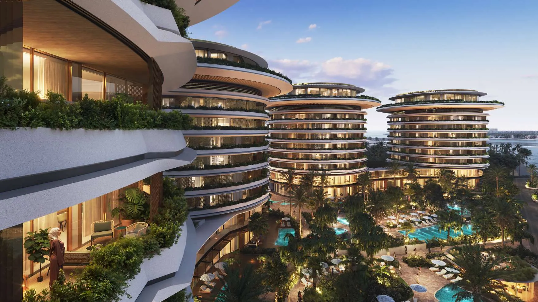 The Residences at The Dubai Beach EDITION by H&H Development, image 4 of 24. Render supplied by developer.