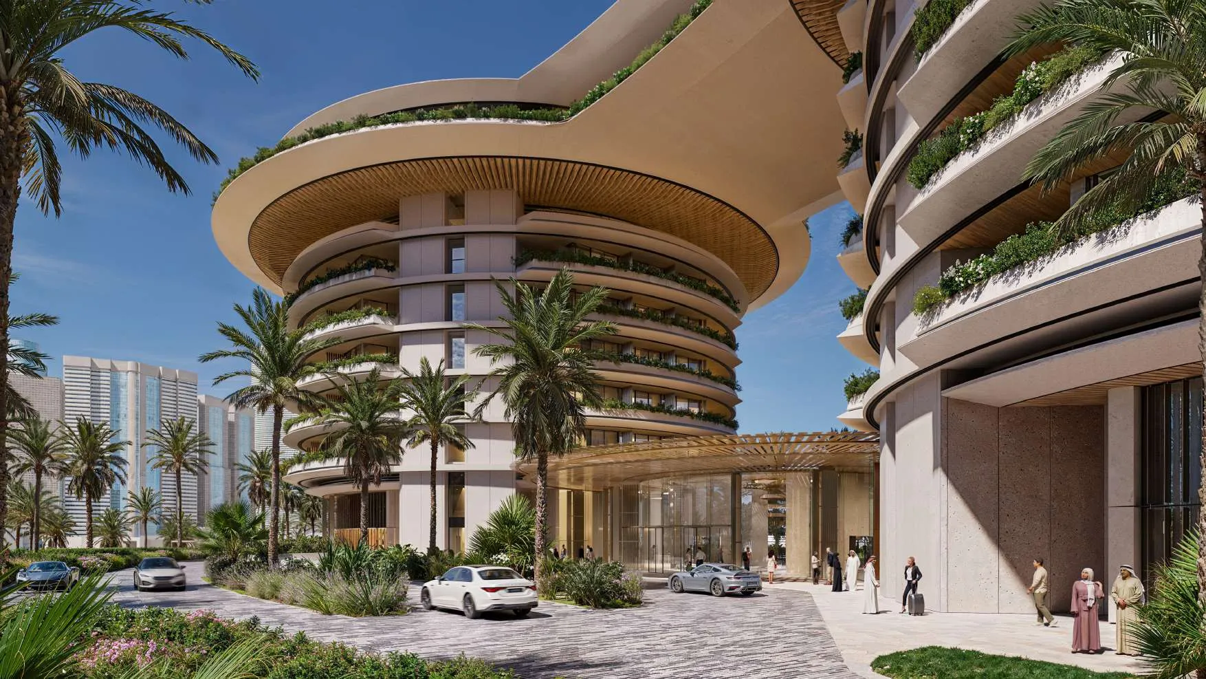 The Residences at The Dubai Beach EDITION by H&H Development, image 6 of 24. Render supplied by developer.