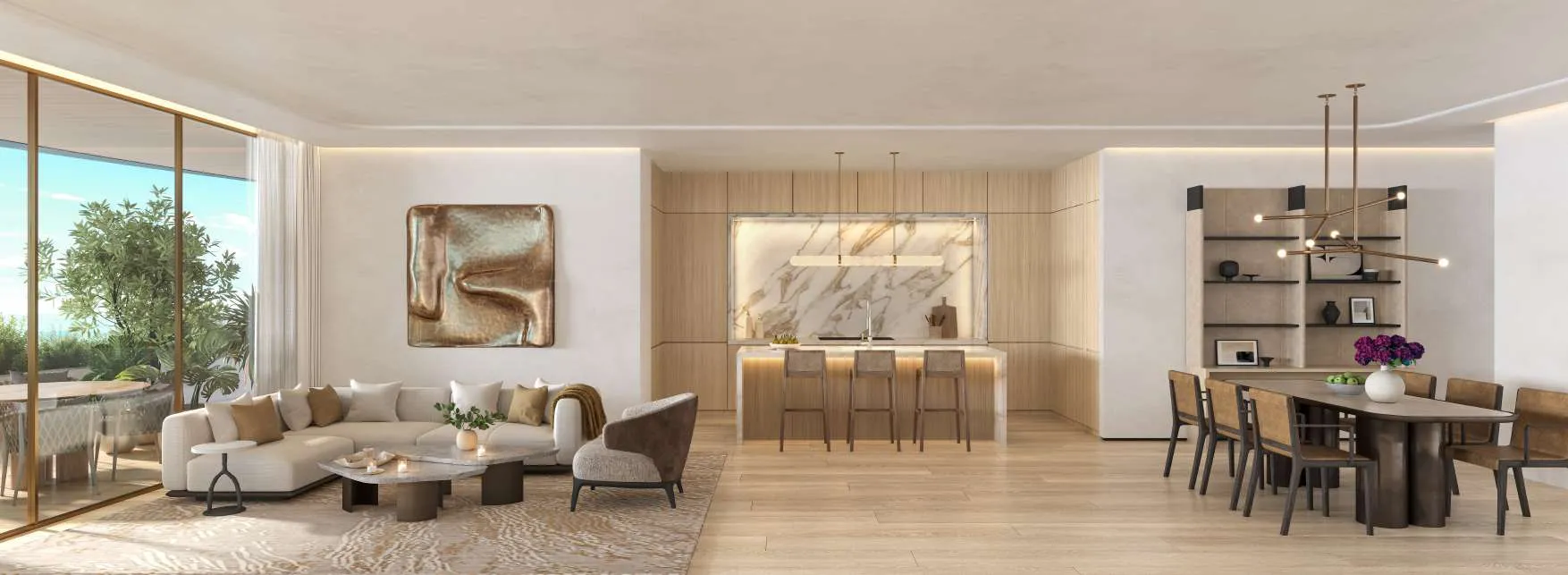 The Residences at The Dubai Beach EDITION by H&H Development, image 9 of 24. Render supplied by developer.