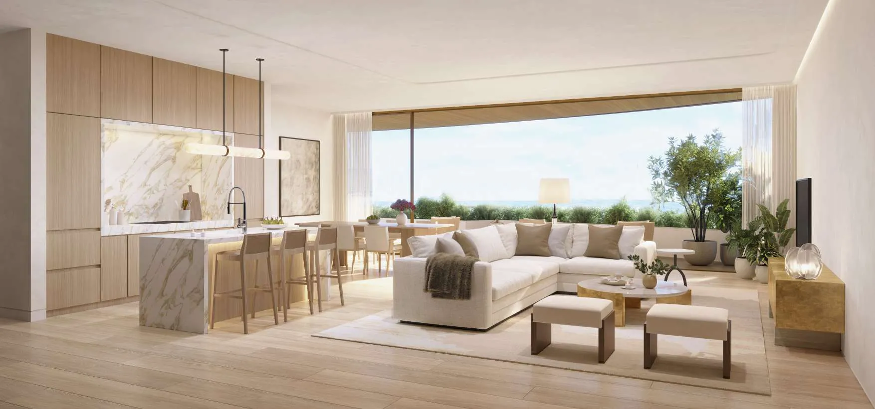 The Residences at The Dubai Beach EDITION by H&H Development, image 14 of 24. Render supplied by developer.