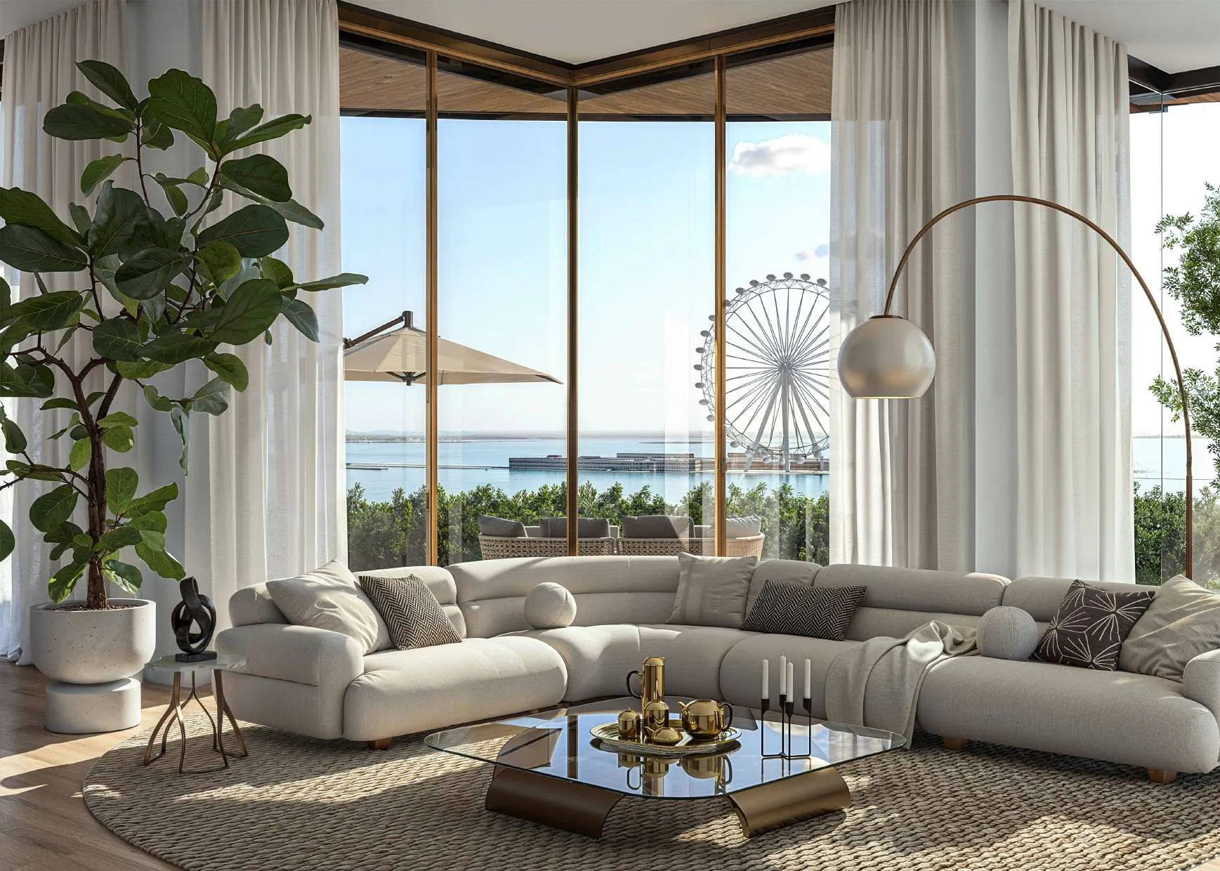 The Residences at The Dubai Beach EDITION by H&H Development, image 19 of 24. Render supplied by developer.