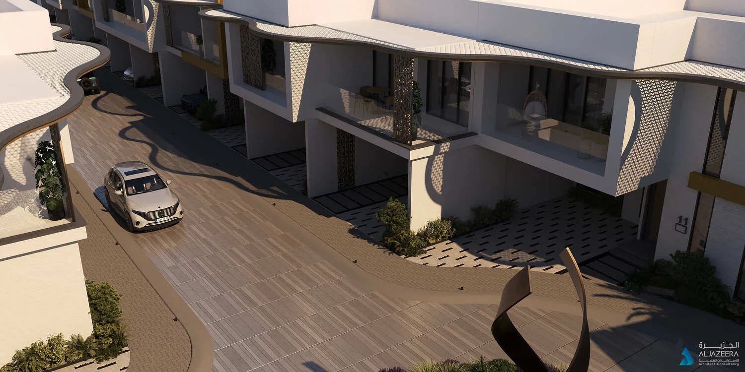 Terva Homes by Al Mizan, image 1 of 10. Render supplied by developer.