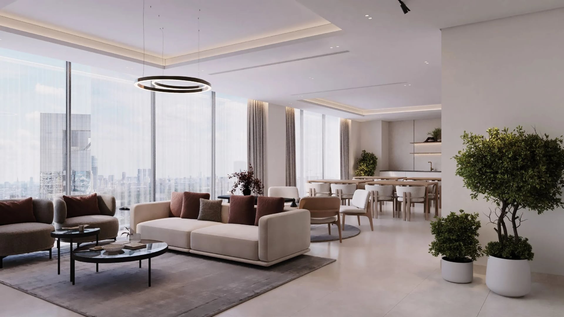 Jaddaf Beach Oasis by Azizi, image 4 of 7. Render supplied by developer.