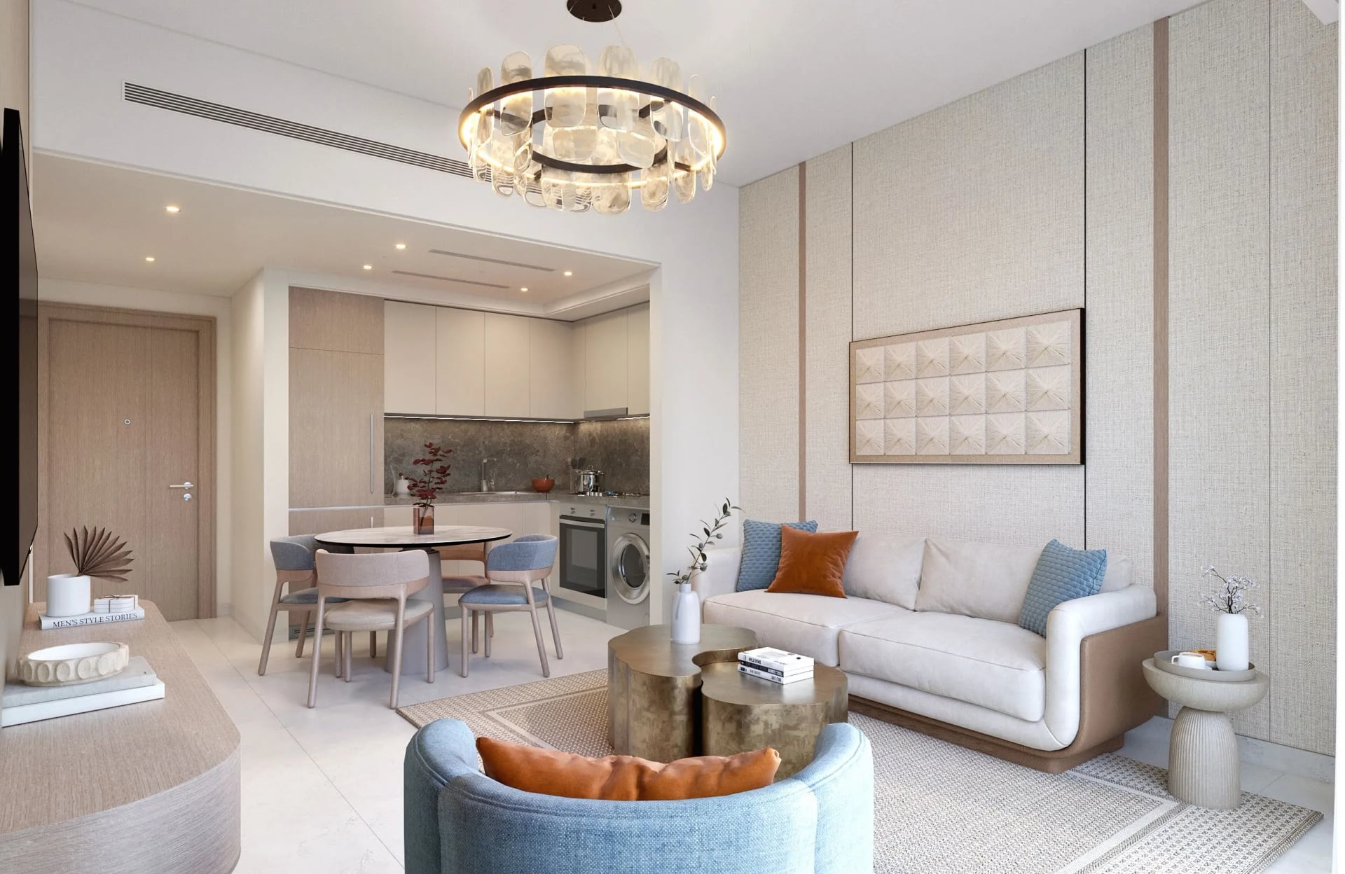 Jaddaf Beach Oasis by Azizi, image 6 of 7. Render supplied by developer.