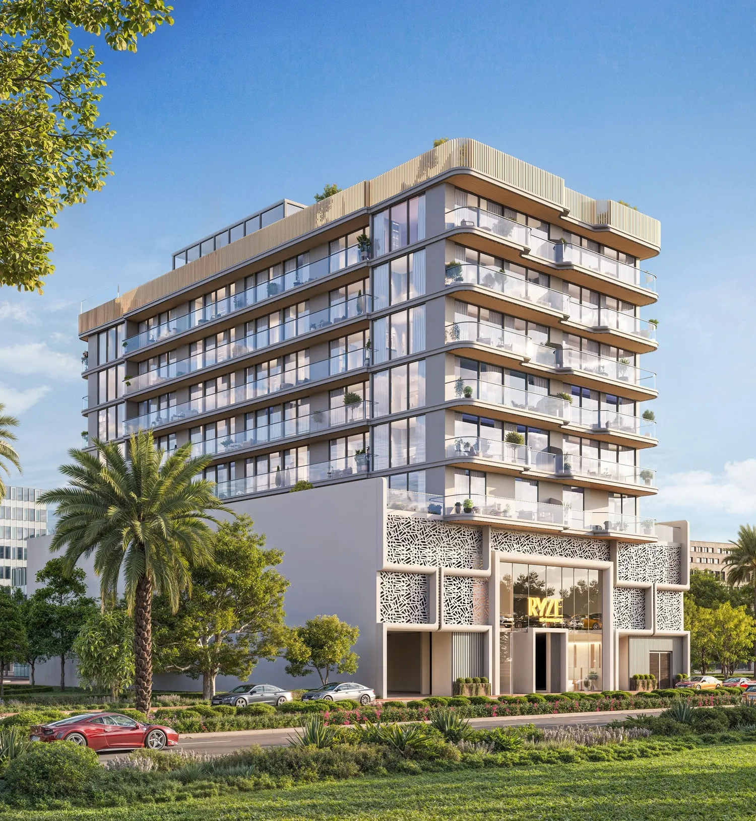 Ryze Residences by AUM Development, image 1 of 10. Render supplied by developer.