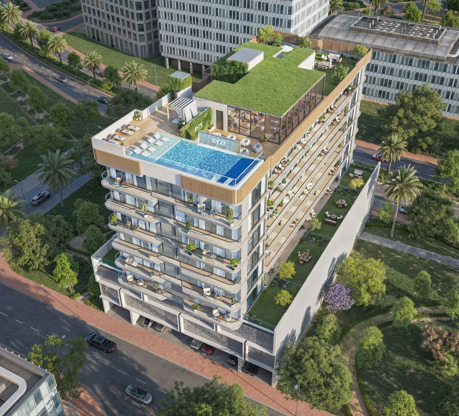 Ryze Residences by AUM Development, image 2 of 10. Render supplied by developer.