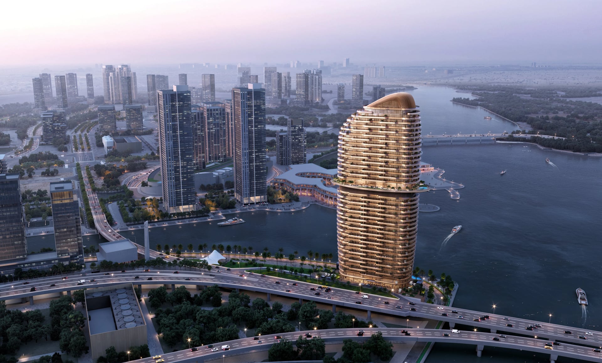 Jumeirah Residence by Royal Group, image 8 of 19. Render supplied by developer.