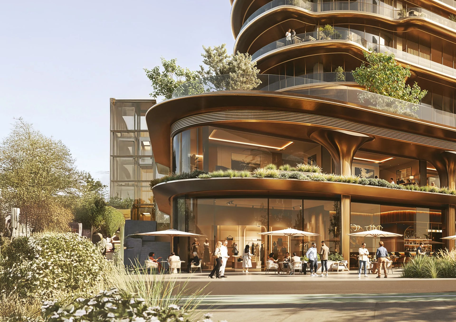 Jumeirah Residence by Royal Group, image 10 of 19. Render supplied by developer.