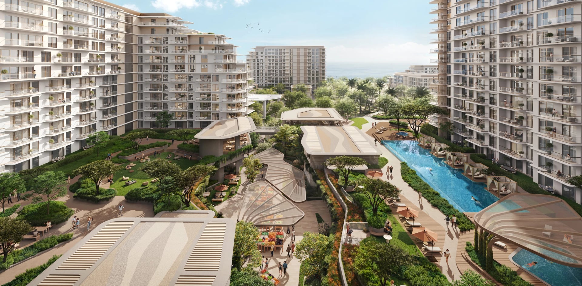 The Strand Lunara by RAK Properties, image 2 of 12. Render supplied by developer.
