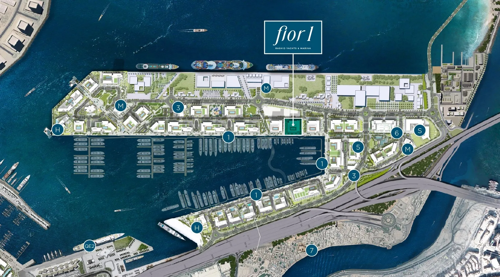 Fior 1 by Emaar, image 6 of 7. Render supplied by developer.