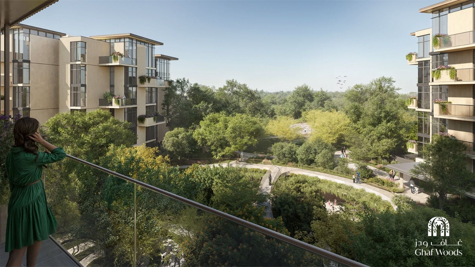Ghaf Woods by Majid Al Futtaim, image 2 of 13. Render supplied by developer.
