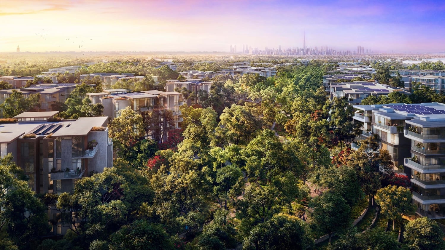 Ghaf Woods by Majid Al Futtaim, image 3 of 13. Render supplied by developer.
