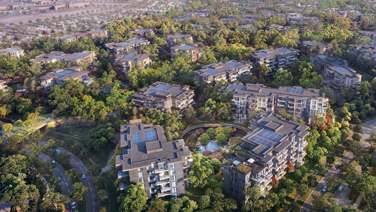 Ghaf Woods by Majid Al Futtaim, image 4 of 13. Render supplied by developer.