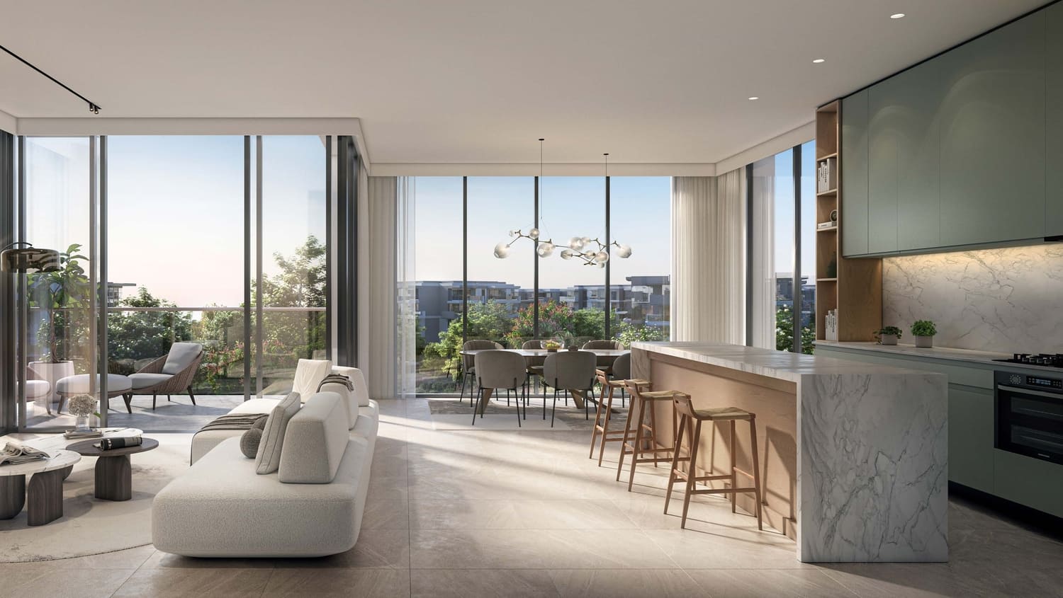 Ghaf Woods by Majid Al Futtaim, image 10 of 13. Render supplied by developer.