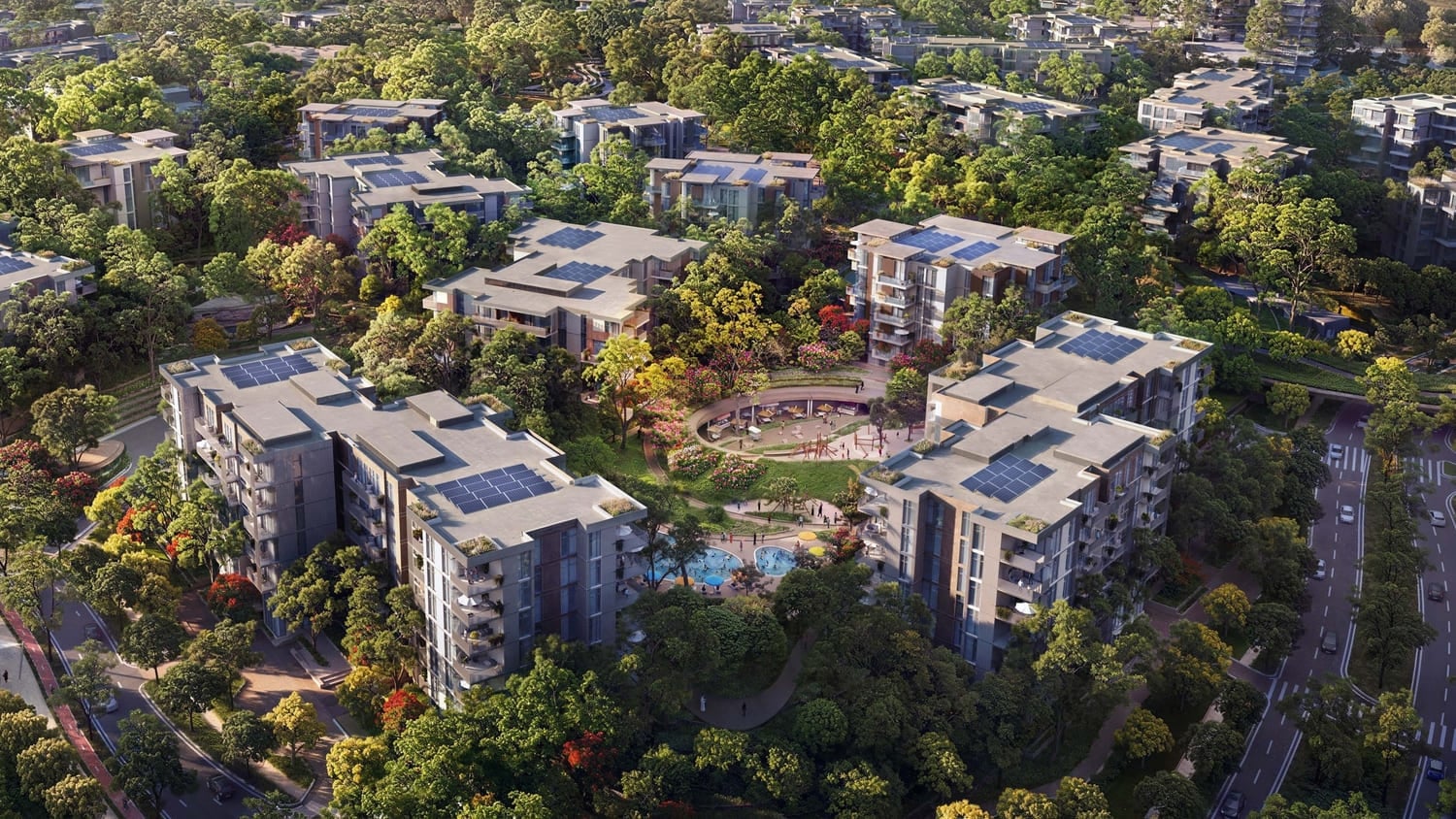 Ghaf Woods by Majid Al Futtaim in City Of Arabia, render supplied by developer