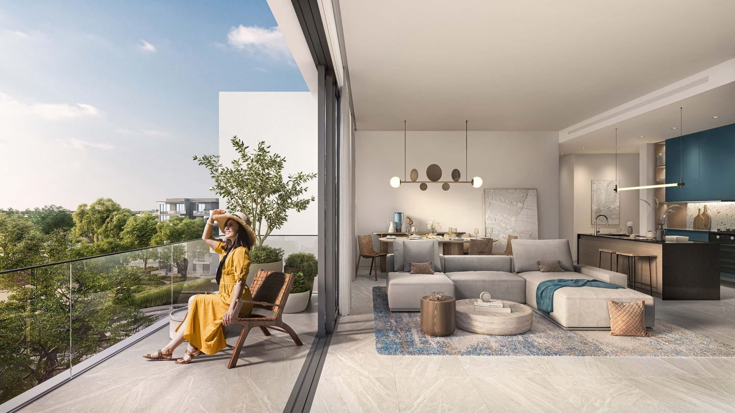 Ghaf Woods by Majid Al Futtaim, image 11 of 13. Render supplied by developer.