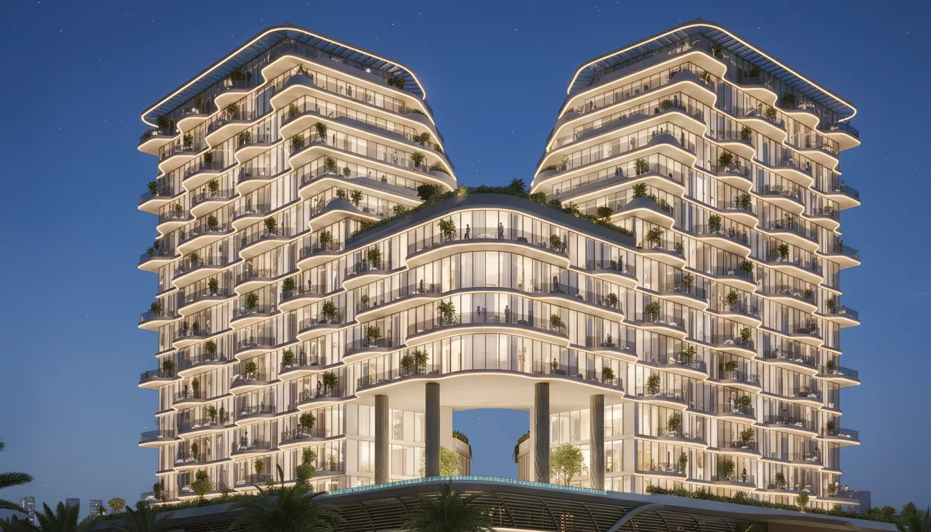 Royal Yacht Club Residence by Azimuth Development in Dubai Islands, render supplied by developer