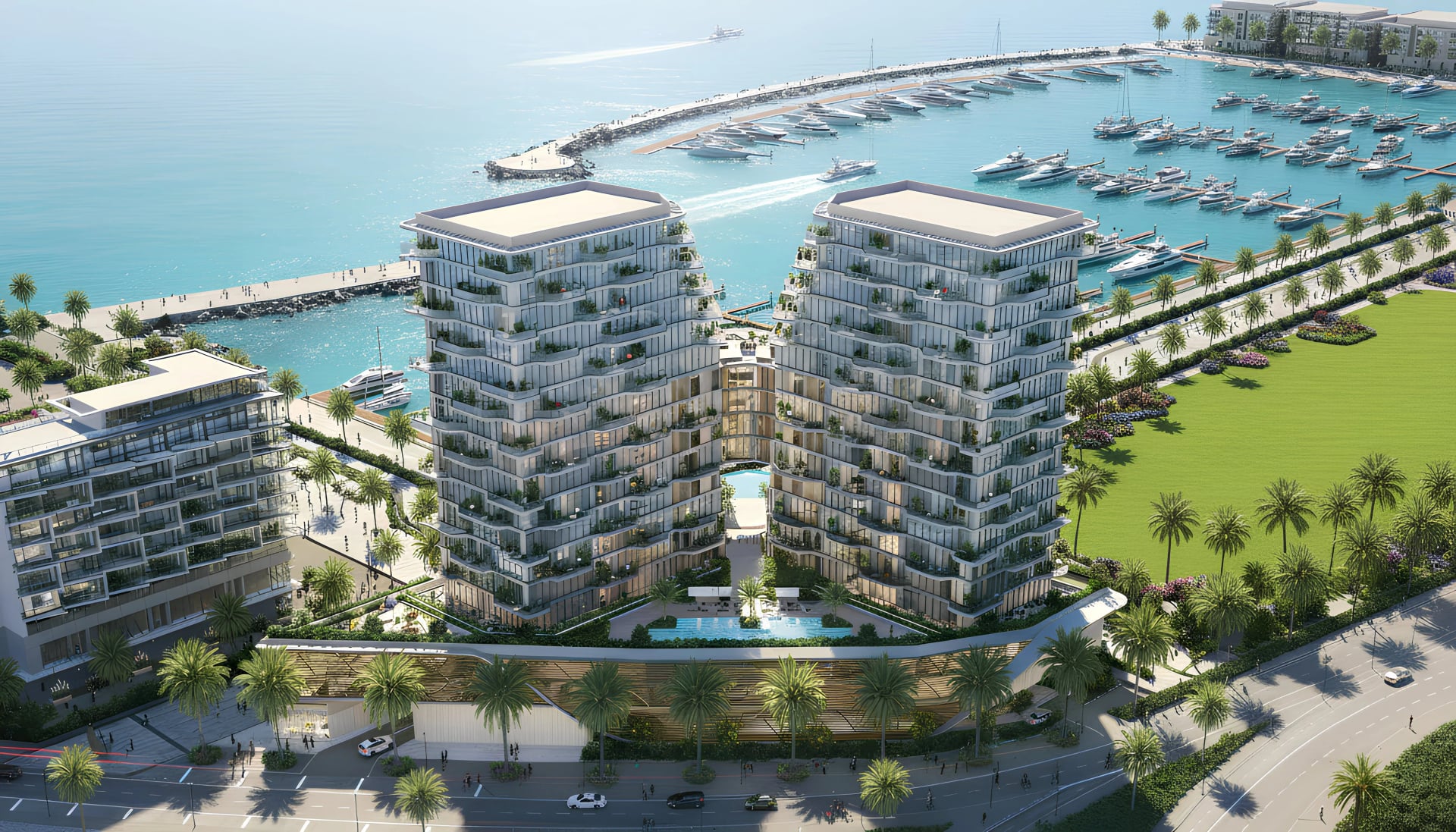 Royal Yacht Club Residence by Azimuth Development, image 5 of 16. Render supplied by developer.