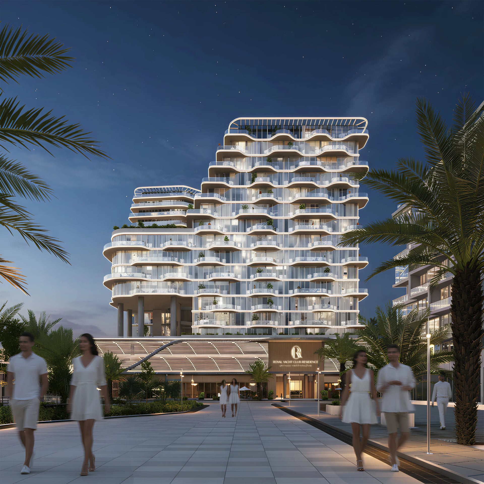 Royal Yacht Club Residence by Azimuth Development, image 6 of 16. Render supplied by developer.