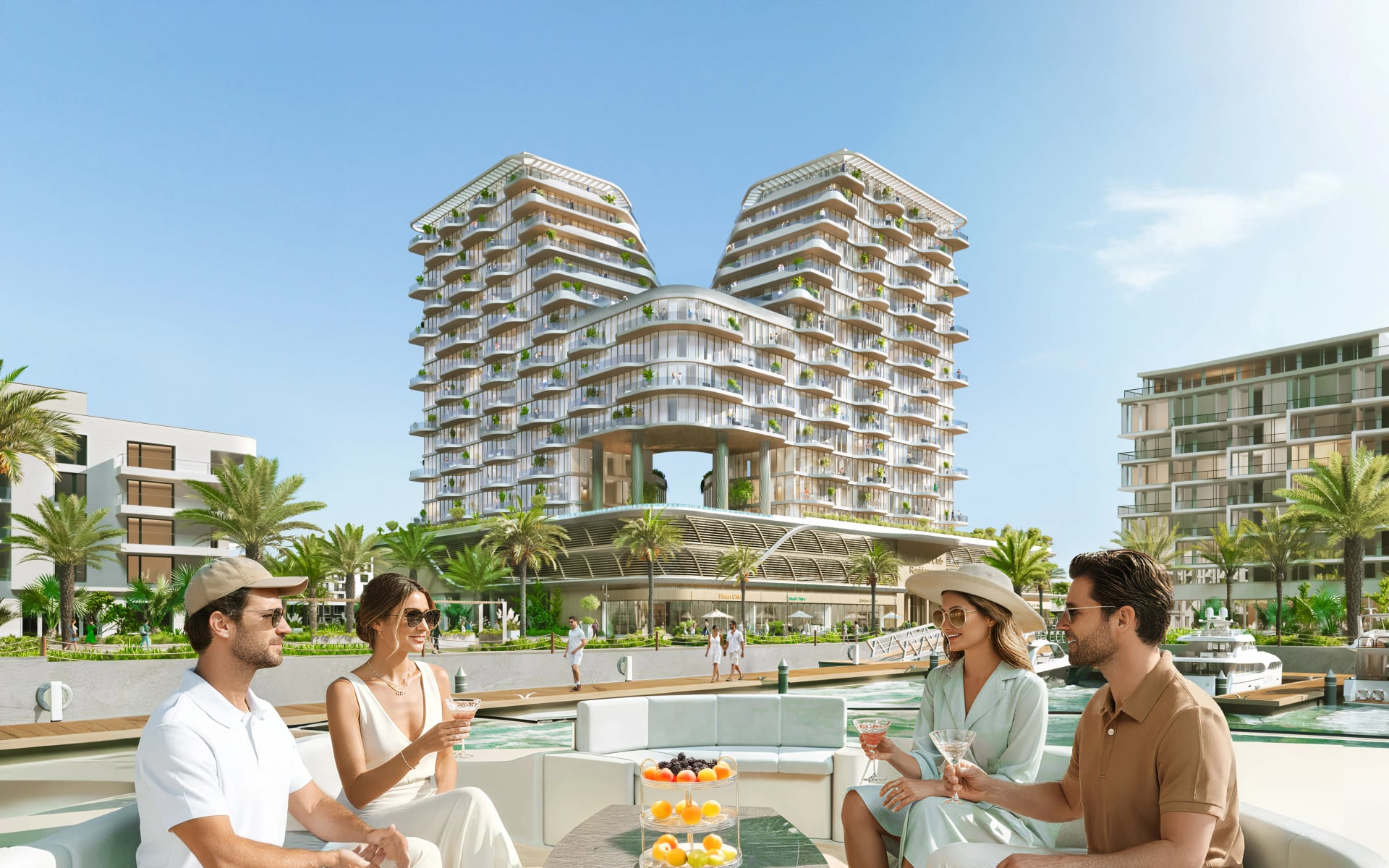Royal Yacht Club Residence by Azimuth Development, image 7 of 16. Render supplied by developer.