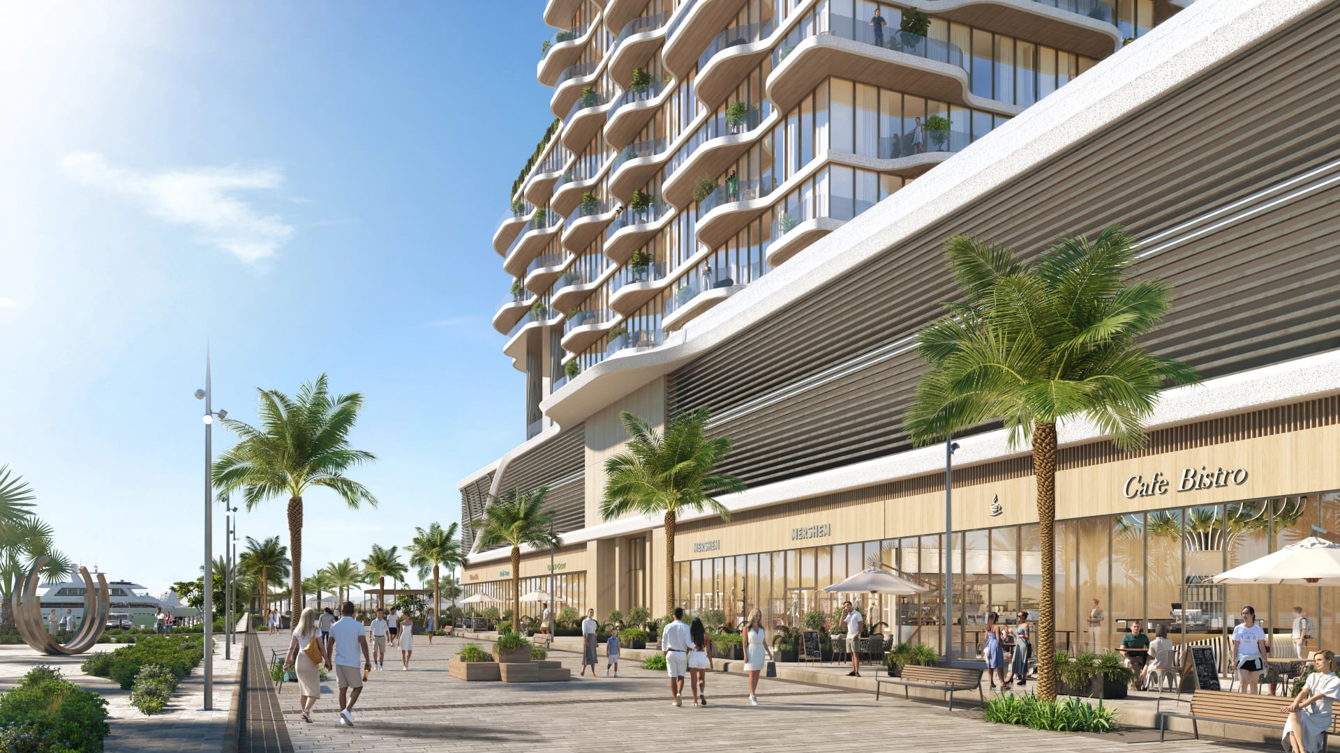 Royal Yacht Club Residence by Azimuth Development, image 9 of 16. Render supplied by developer.