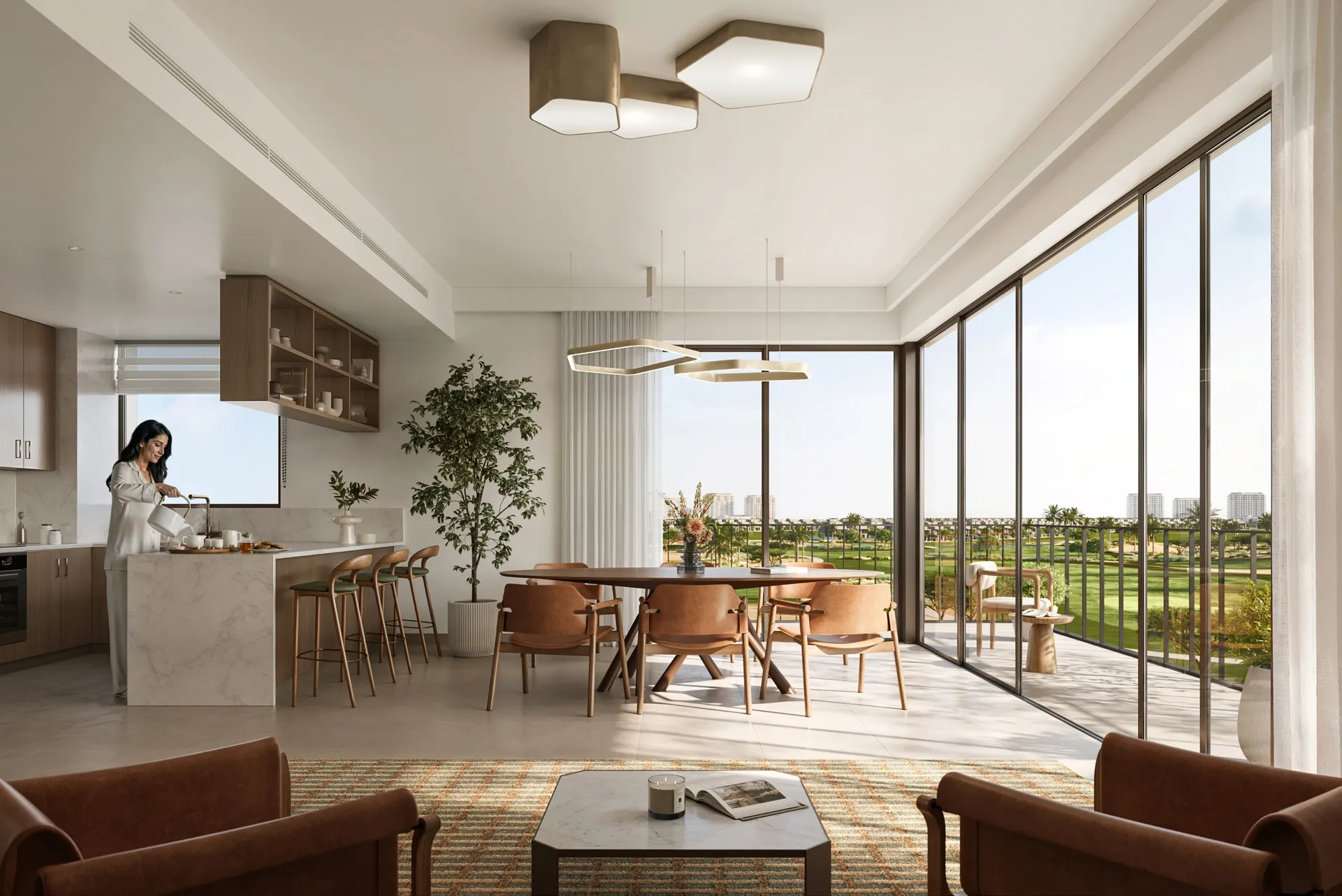 Golf Vale by Emaar, image 3 of 7. Render supplied by developer.