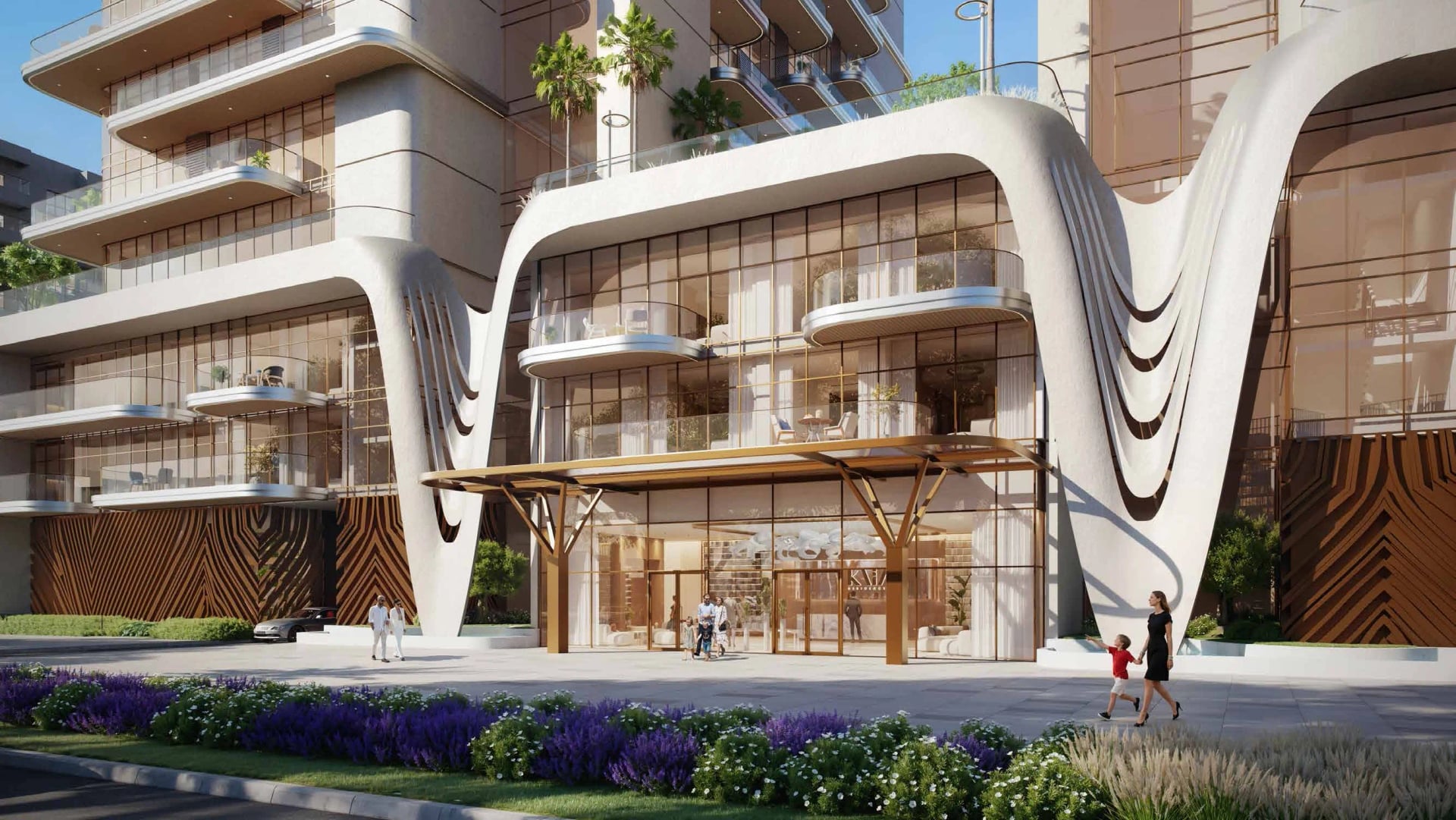 Kaia Residences by AMWAJ Development, image 4 of 24. Render supplied by developer.