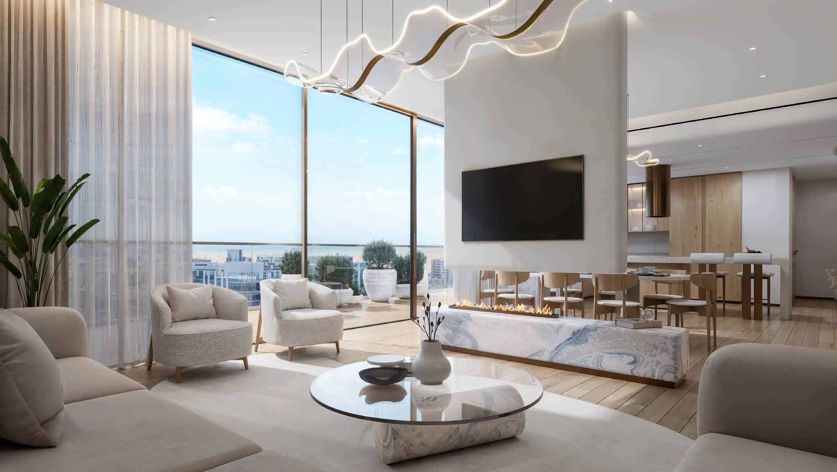 Kaia Residences by AMWAJ Development, image 15 of 24. Render supplied by developer.