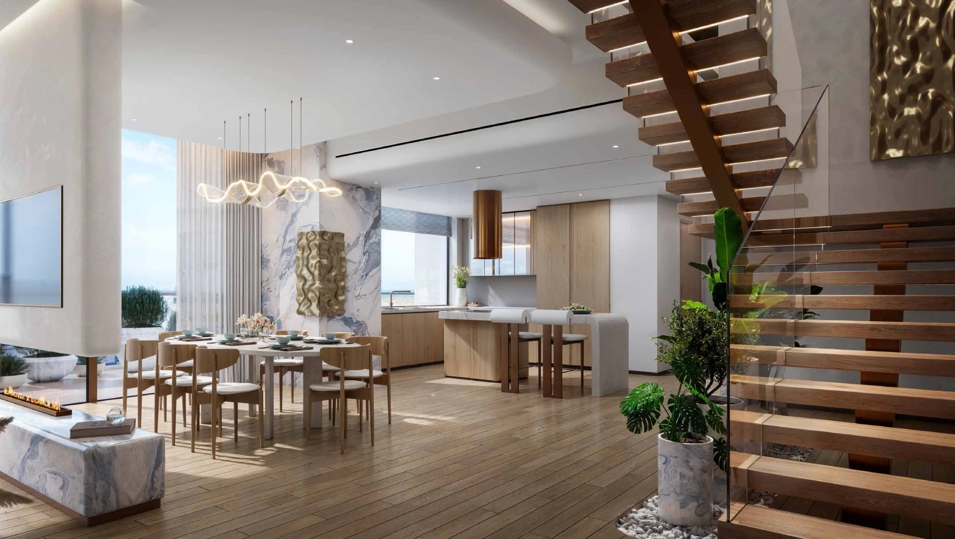 Kaia Residences by AMWAJ Development, image 20 of 24. Render supplied by developer.