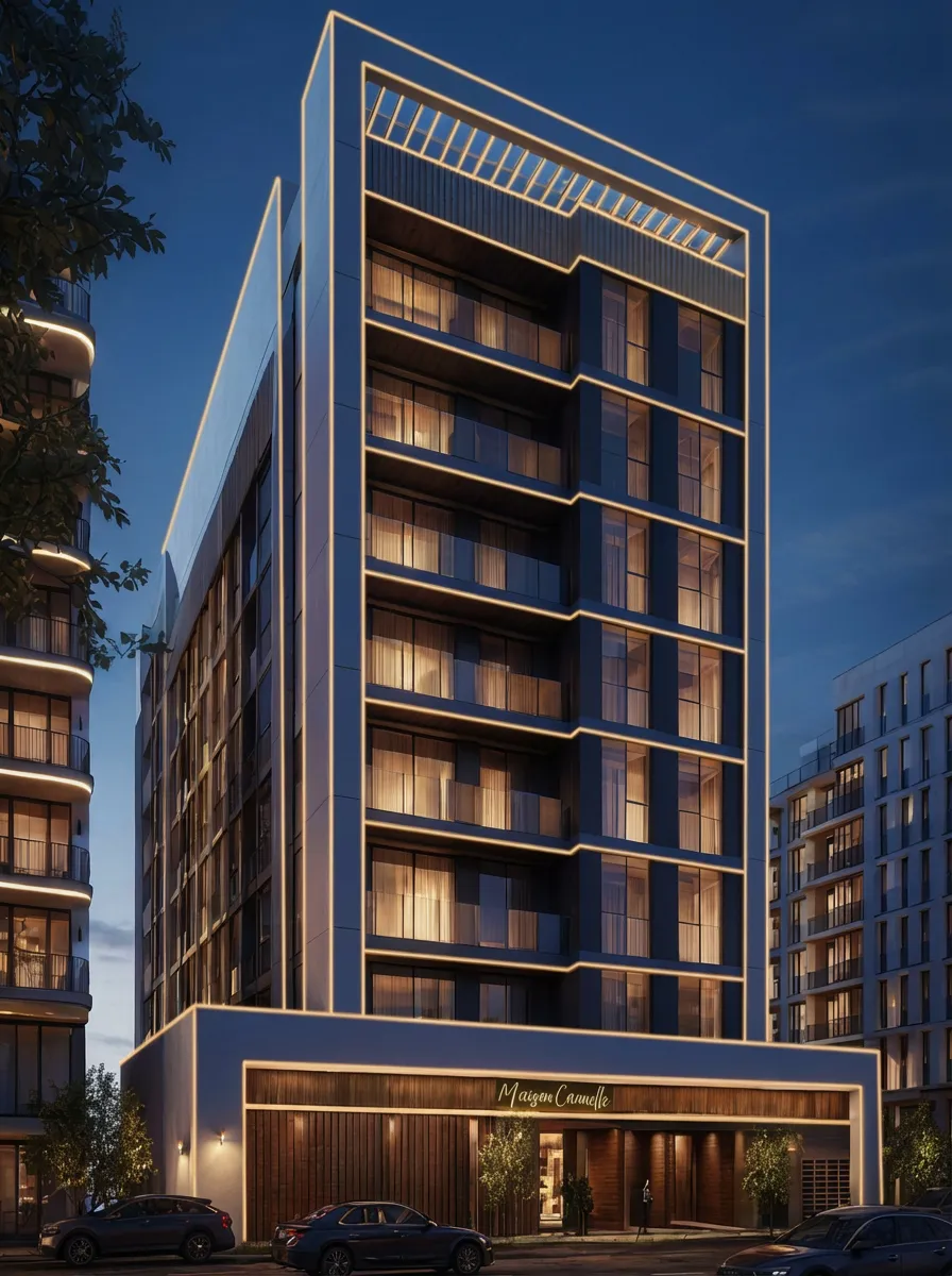 Maison Cannelle Residence by Casa Moderna Real Estate Development, image 1 of 10. Render supplied by developer.