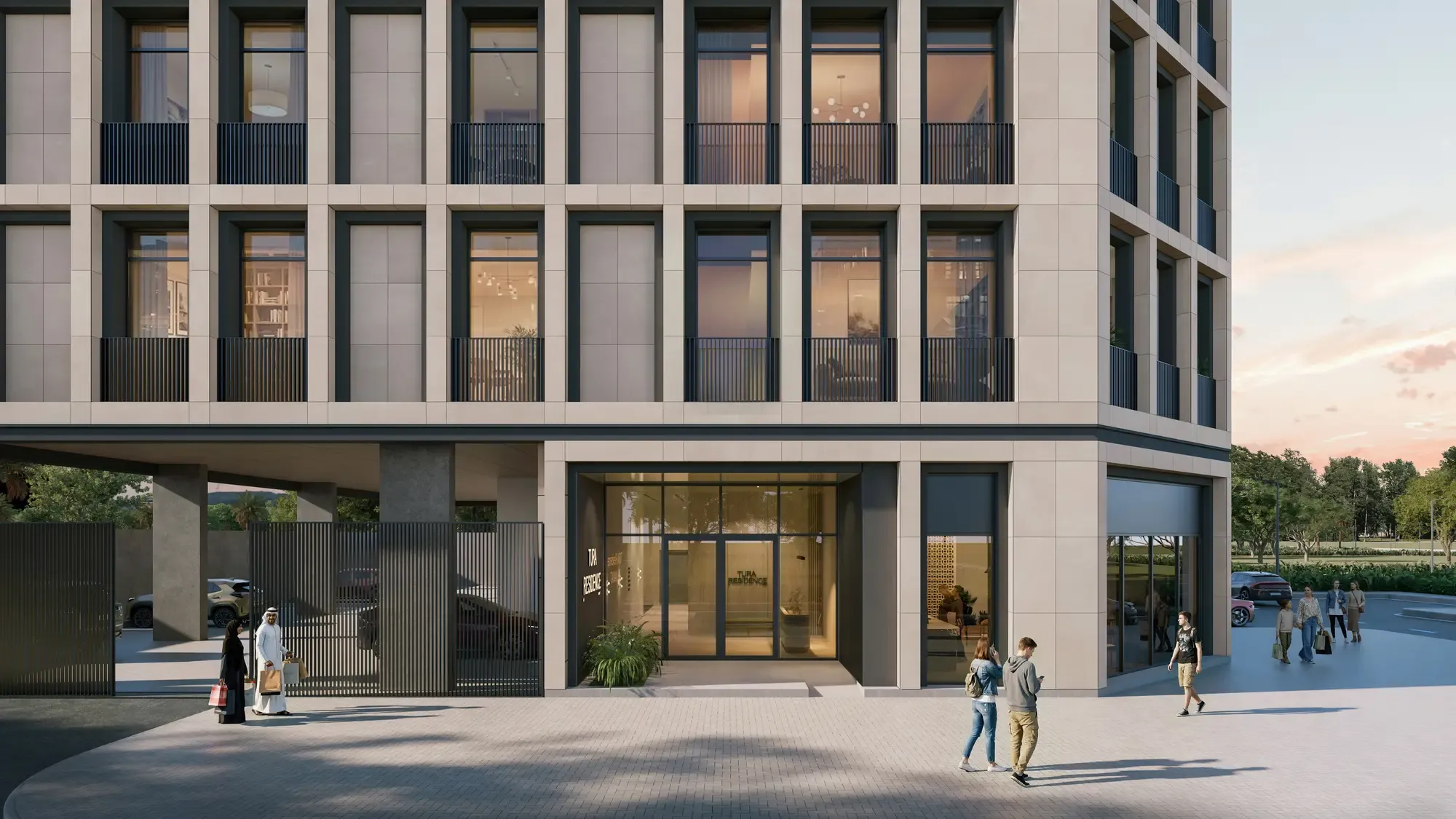 Tura Residence by Namat Real Estate Development, image 1 of 24. Render supplied by developer.